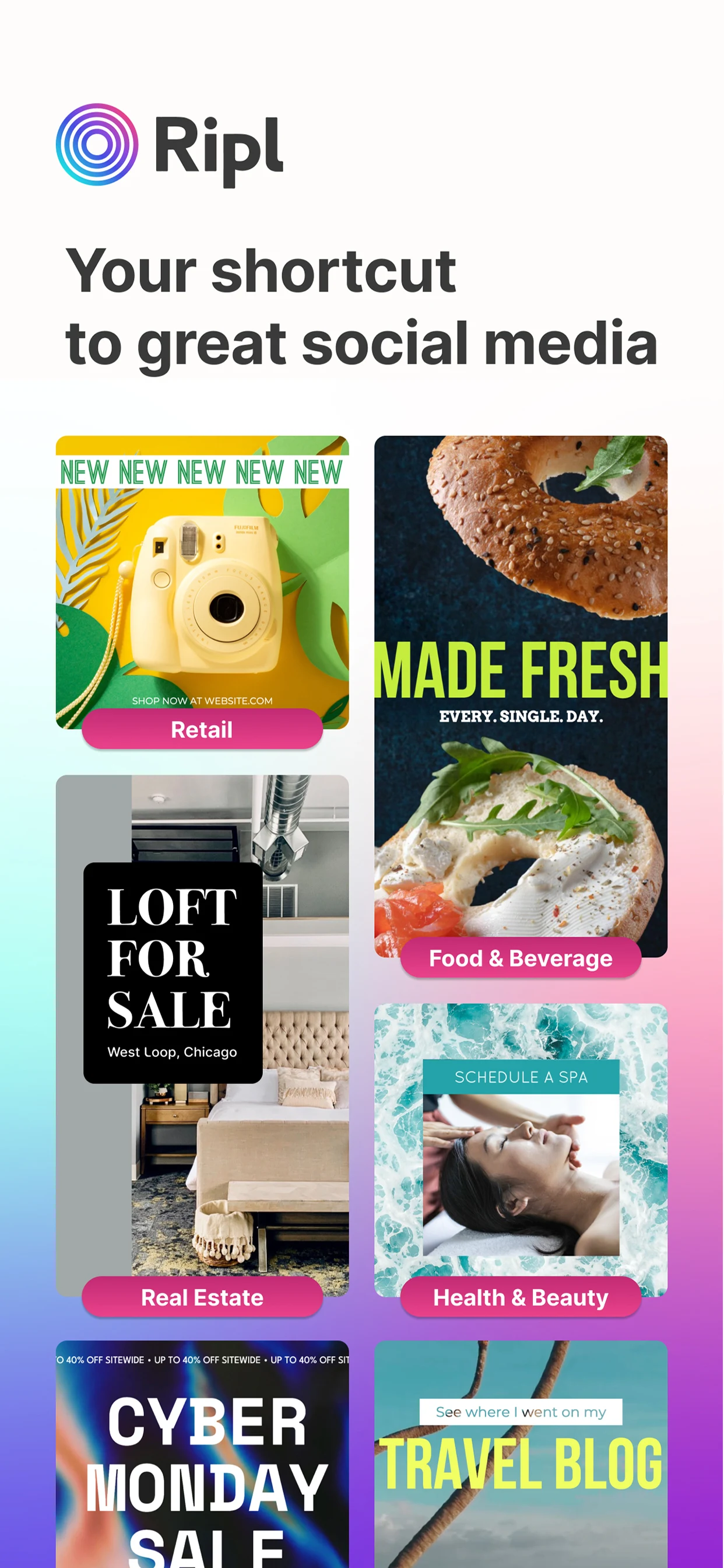 Ripl: Social Media Marketing screenshot